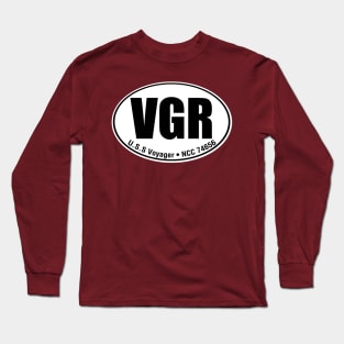 Voyager Travel Sticker Long Sleeve T-Shirt